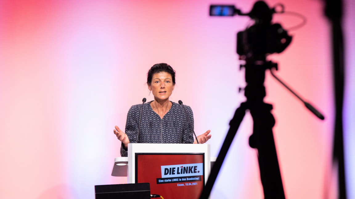 Sahra Wagenknecht Foto: Marcel Kusch DPA/TT.