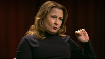 Anna Hedenmo i programmet ”Min Sanning” på Svt. Fakismil: SVT /Public Service