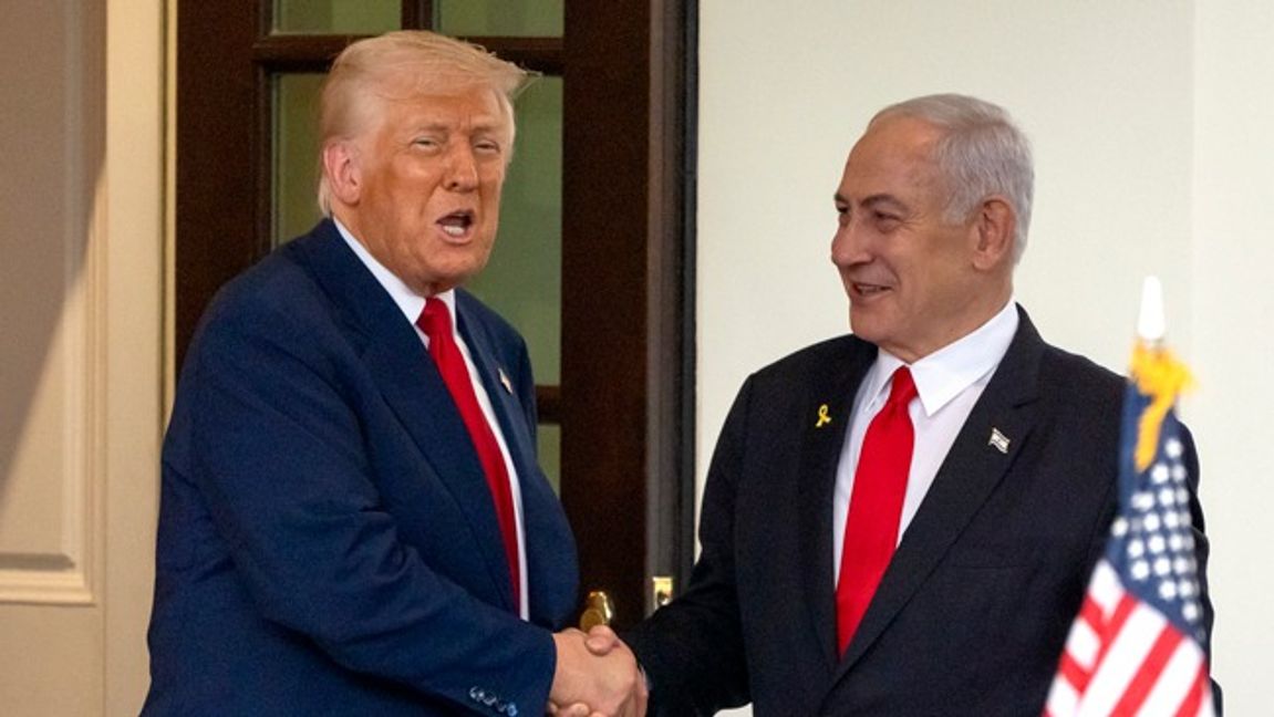 Donald Trump och Benjamin Netanyahu har en plan, enligt Israel Hayom. Foto: AP