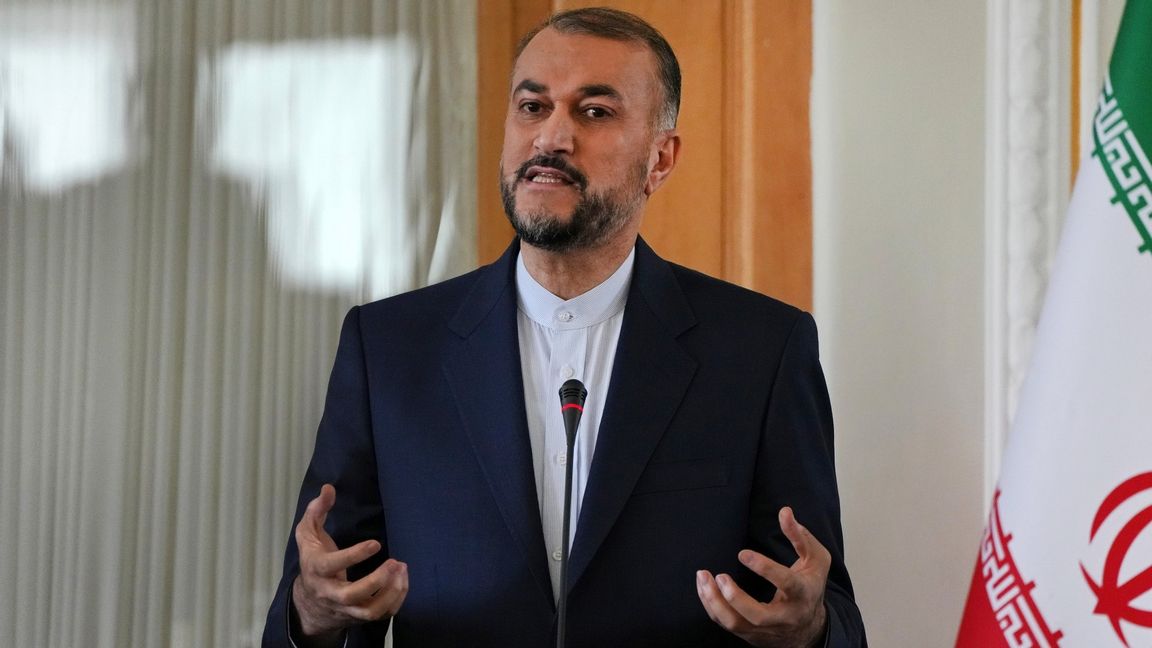 Irans utrikesminister Hossein Amirabdollahian. Foto: Vahid Salemi/AP/TT.