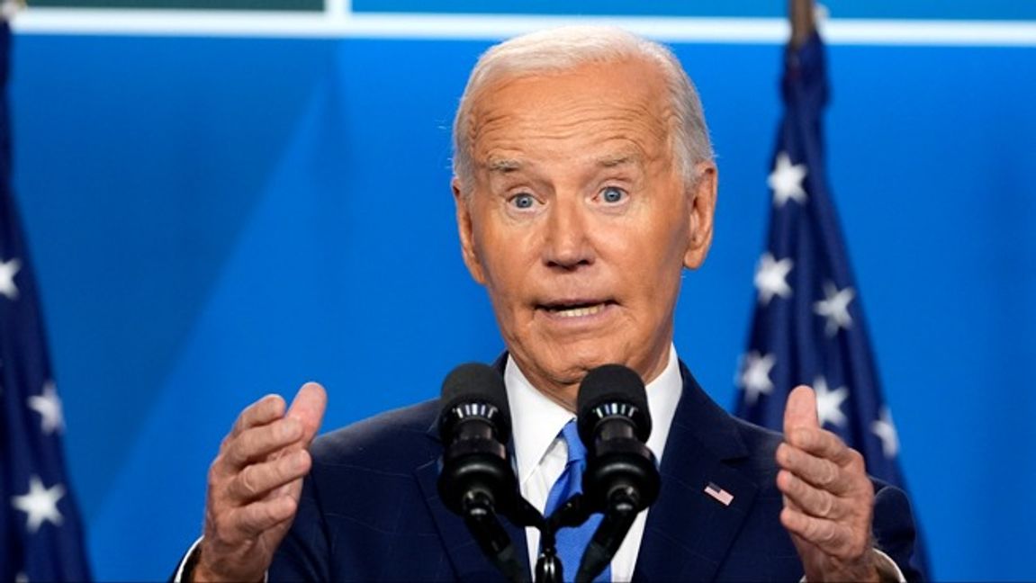 Joe Biden är under press från egna partiet. Foto: Susan Walsh/AP