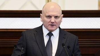 Ivan Tertel, chef för Belarus säkerhetstjänst KGB. Arkivbild från 2021. Foto: Sergei Shelega/BELTA POOLFOTO AP/TT