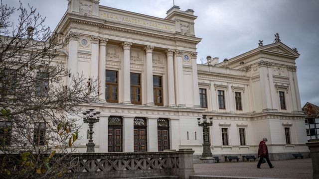 Ordningsvakter får nu befogenhet att upprätthålla säkerheten vid Lunds universitet efter upprepade störningar från aktivister. Foto: Johan Nilsson/TT