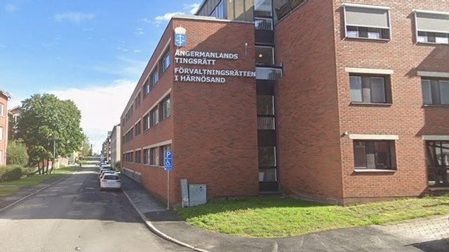 Ångermanlands tingsrätt. Foto: Google Maps.