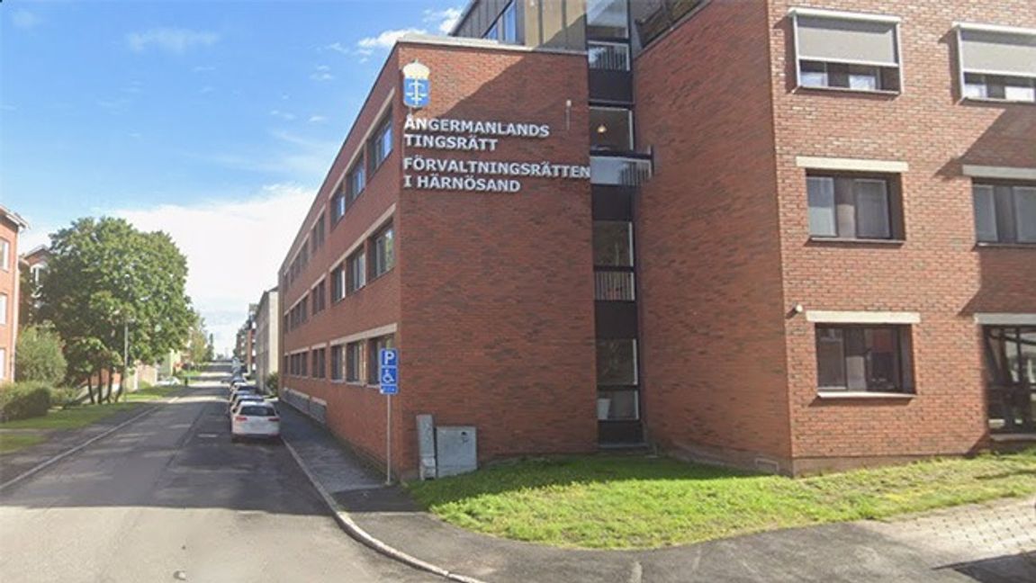 Ångermanlands tingsrätt. Foto: Google Maps.