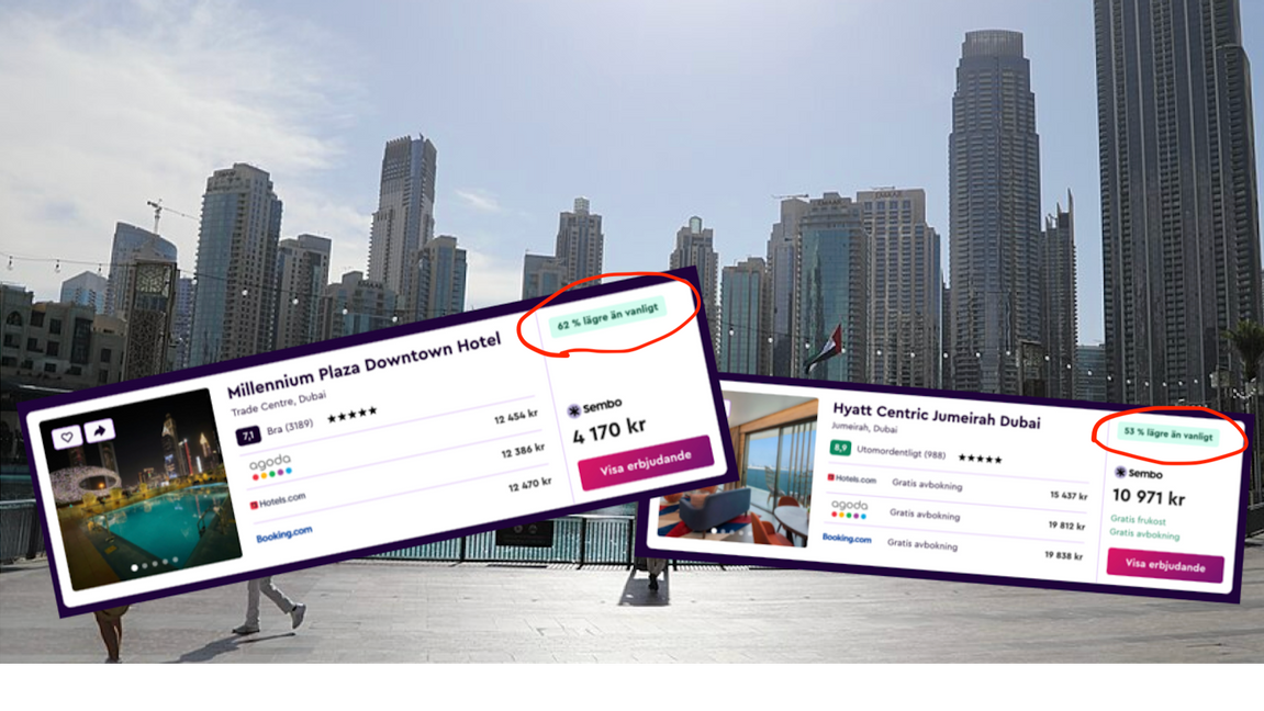 Bokningssajten Momondo visar kraftiga prisras för bokning av hotell i Dubai. Foto: Francesco Bini/Wikimedia Commons (CC BY-SA 4.0)