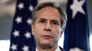 USA:s utrikesminister Antony Blinken uppmanar Myanmars militär att släppa alla som gripits. Arkivbild. Foto: Carlos Barria/AP/TT.