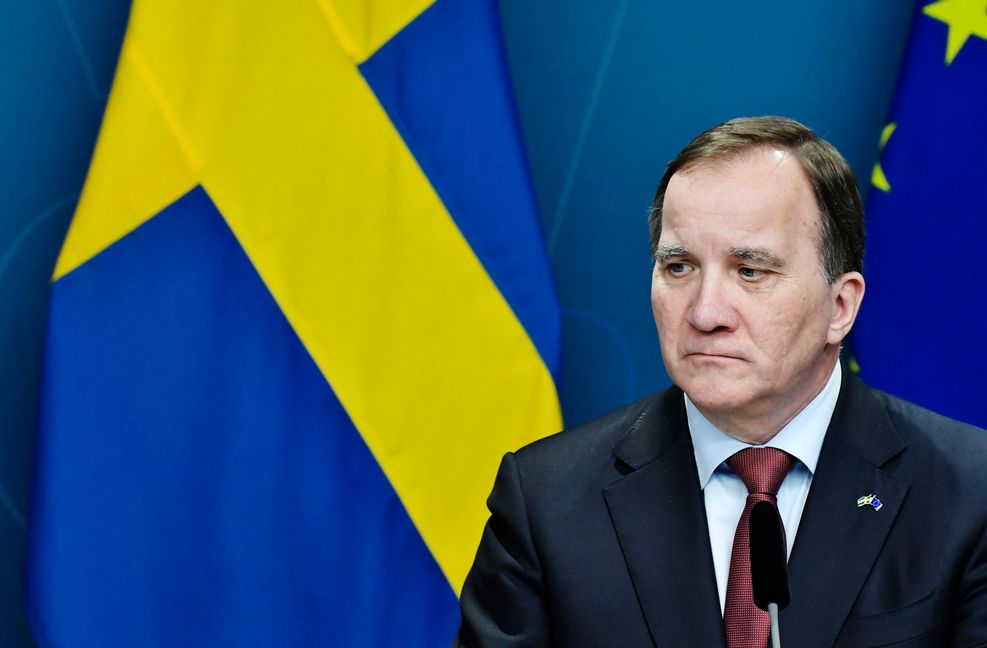 ”Det här är ingen migrationsfråga”, sade statsminister Stefan Löfven (S) om Vetlandadådet. Foto: Janerik Henriksson, TT.