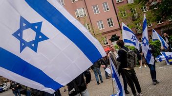 Pro-israeliska demonstranter i Malmö i samband med Eurovision förra året. Bild: Ida Marie Odgaard/Ritzau Scanpix via AP