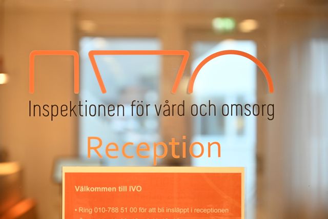 Inspektionen för vård och omsorg (Ivo). Arkivbild. Foto: Fredrik Sandberg/TT
