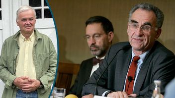 Johan Hirschfeldt presenterar rapport om tsunamikatastrofen vid en presskonferens. Foto: Privat / Bertil Ericson/TT 