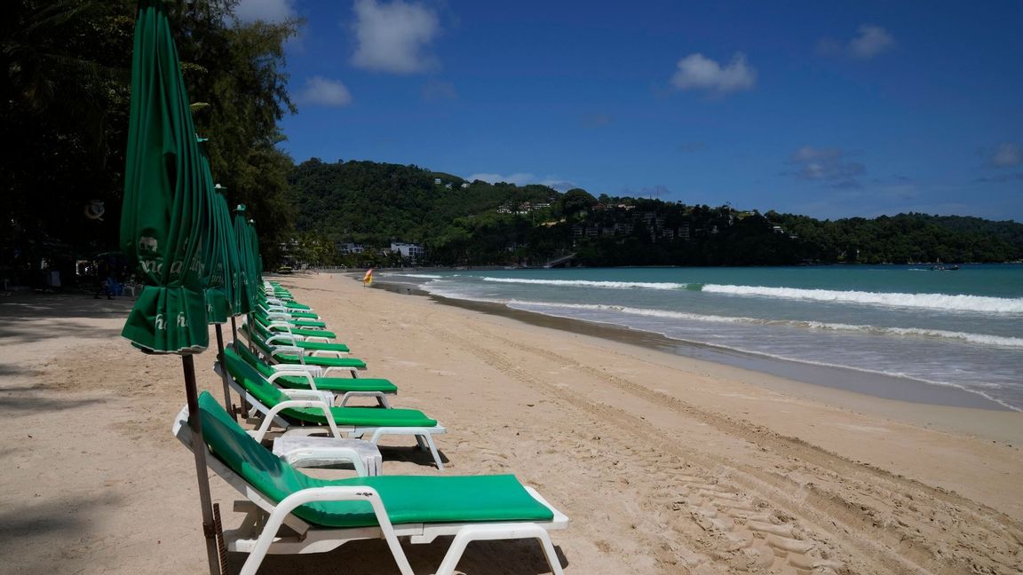 Strand i Phuket i Thailand. Foto: Sakchai Lalit/AP/TT