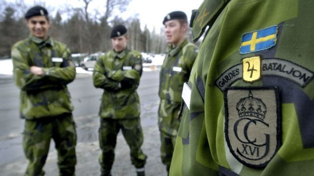 Bara en tredjedel av svenskfödda med utländska föräldrar vill göra lumpen. Foto: Tomas Oneborg / SvD / TT.