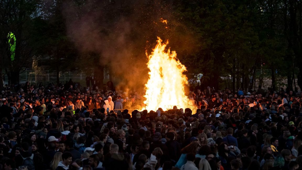 Majbrasan i Lund. Foto: Johan Nilsson/TT