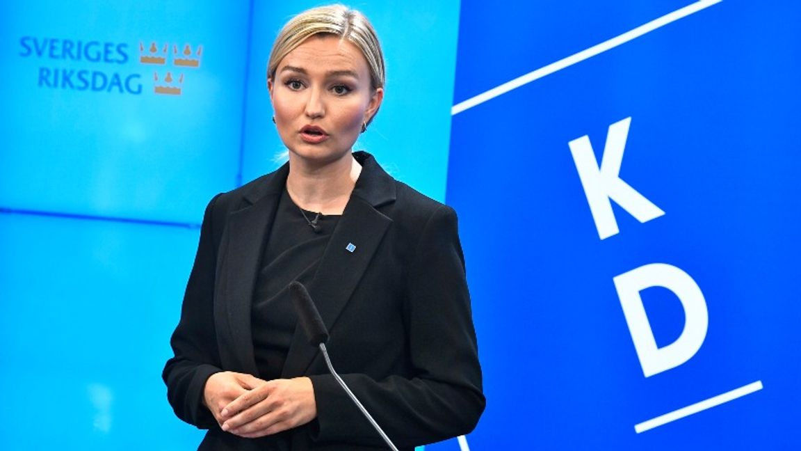 Busch (KD) vill se en budget i samma färg och riktning som Ulf Kristersson. Foto: Claudio Bresciani / TT.