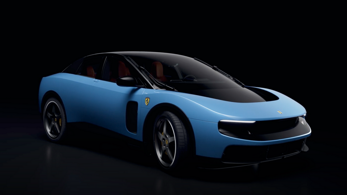 Luce evereras från fjärde kvartalet 2026. Foto: Skärmavbild Ferrari