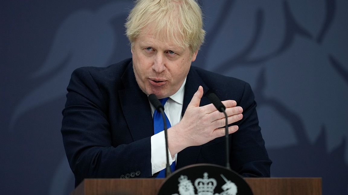 Boris Johnson presenterade under dagen överenskommelsen. Foto: Matt Dunham
