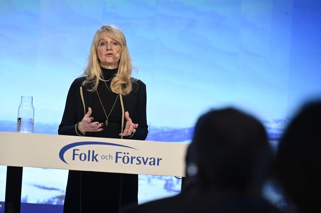 Charlotte von Essen, chef för Säpo. Pontus Lundahl/TT