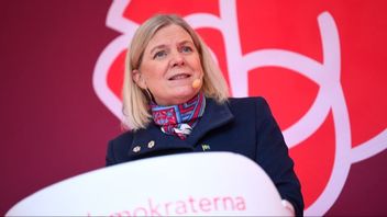 Magdalena Andersson (S). Foto: Oscar Olsson/TT.