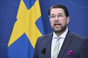 Sverigedemokraternas partiledare Jimmie Åkesson (SD). Arkivbild. Foto: Jessica Gow/TT