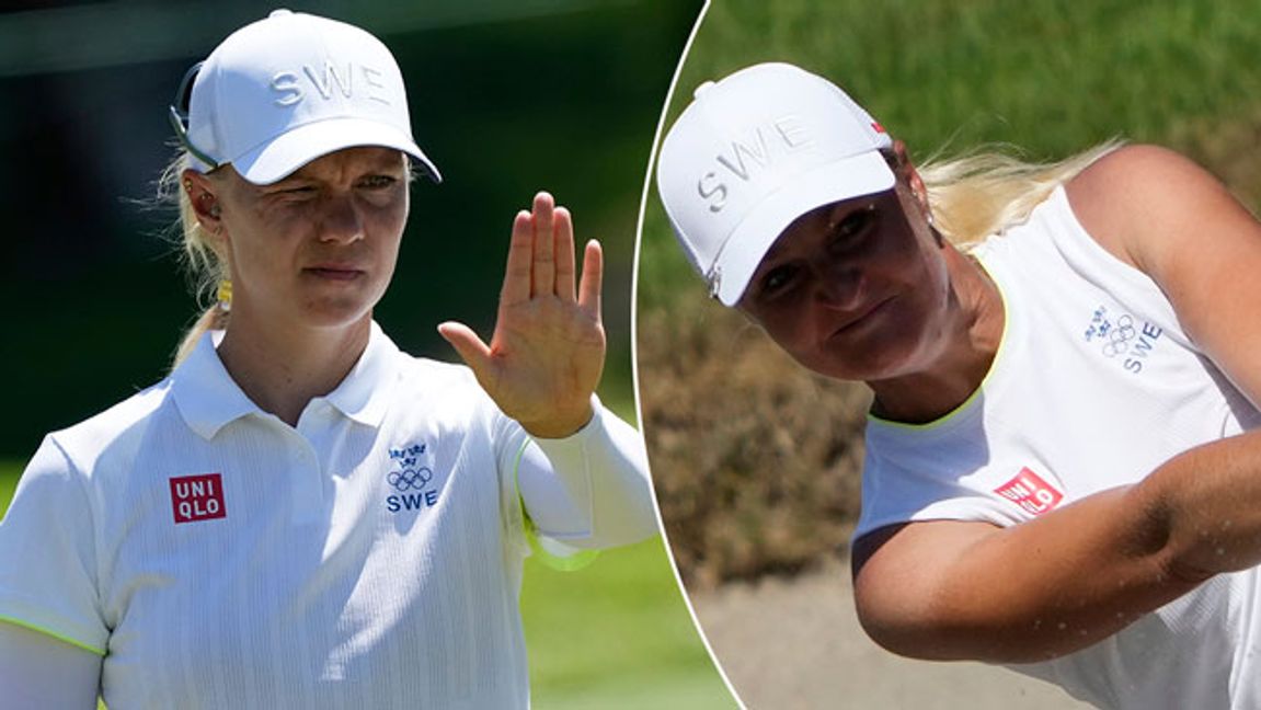 Madelene Sagström (t.v.) och Anna Nordqvist jagar medalj i OS i Tokyo. Foto: Andy Wong/AP/TT