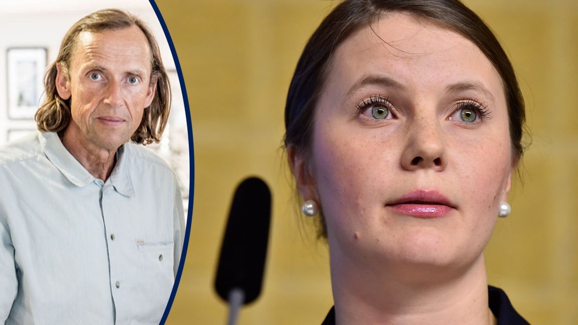 Ida Karkiainen, enligt egen utsago ”trygg i sina värderingar”. Foto: Alexander Larsson Vierth/TT