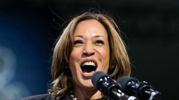 Kamala Harris anklagas för Wikipedia-kopierande. Foto: AP
