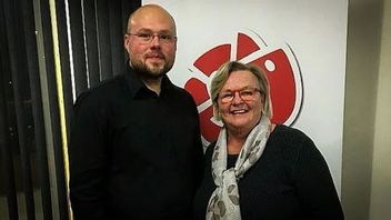 Andreas From och Gunnel Jonsson. Foto: Socialdemokraterna i Västerbotten.
