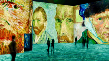 ”Van Gogh alive – The experience” visas på Fyrishovsmässan i Uppsala. Foto: Pressbild