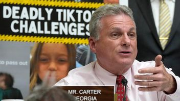 Från kongressutfrågningen om TikTok i slutet av mars. Foto: Alex Brandon/AP/TT