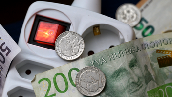 Genrebild. Elpriserna väntas stiga i vinter, men någon större prisskräll som tidigare år är inte att vänta. Foto: Janerik Henriksson/TT