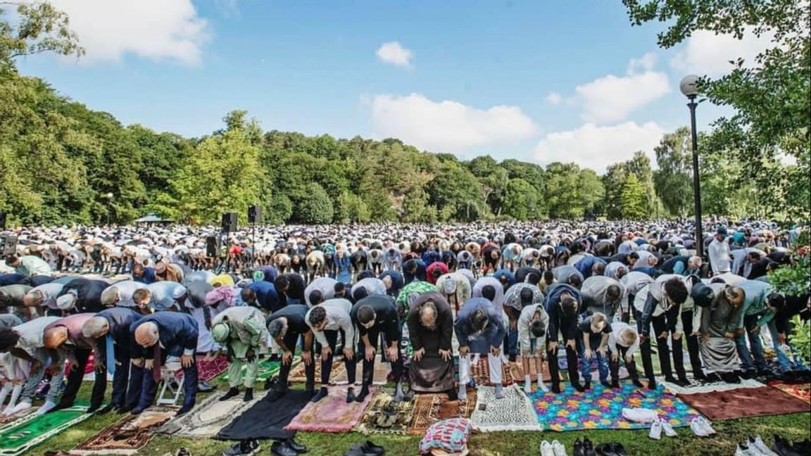 Massbön i Slottskogen, Göteborg Skärmdump från Facebook