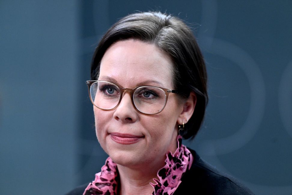 Utrikesminister Maria Malmer Stenergard (M) utesluter inte svensk fredsbevarande trupp i Ukraina. Arkivbild Christine Olsson/TT