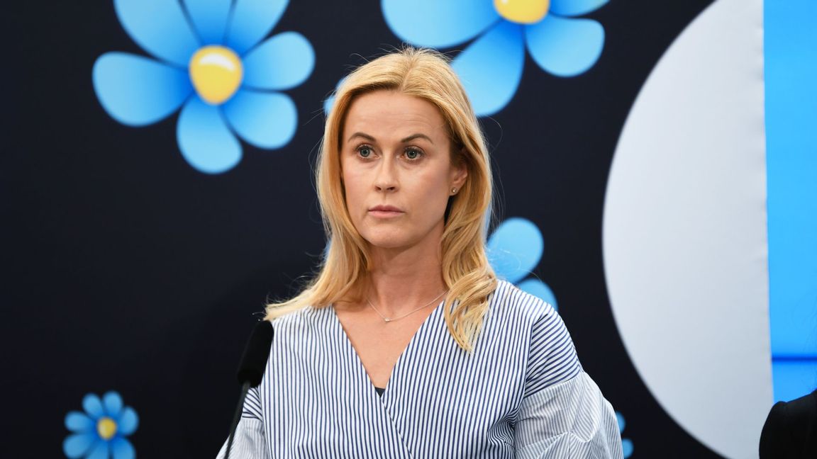 Katja Nyberg (SD) har förnekat anklagelserna. Foto: Fredrik Sandberg/TT