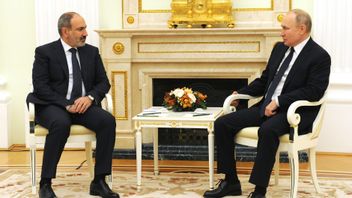 Nikol Pasjinjan och Vladimir Putin i kreml 2021. Foto: CC BY 4.0/Wikimedia Commons