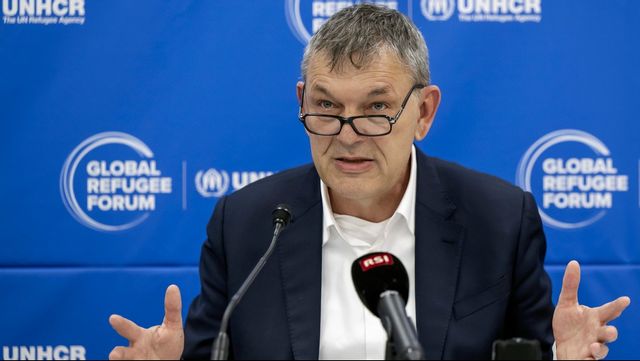 Unrwas chef Philippe Lazzarini. Foto: Martial Trezzini/AP/TT