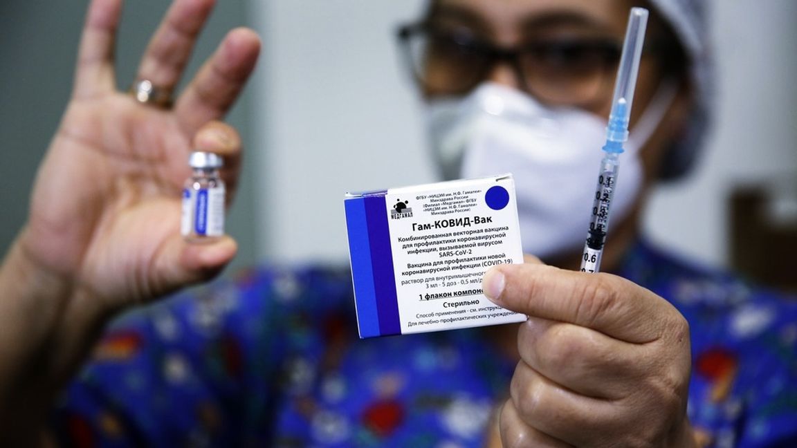 Det ryska vaccinet används redan i flera länder, bland annat i Paraguay.
Foto: Jorge Saenz/AP.