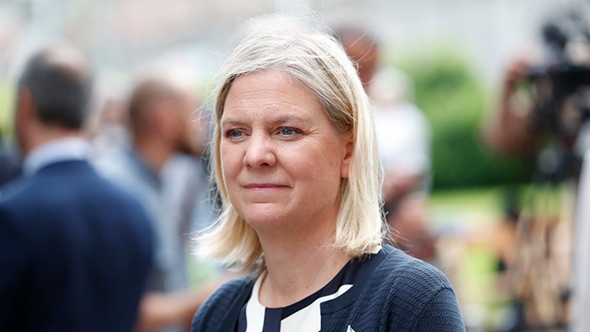 Magdalena Andersson – blivande partiledare och statsminister? Foto: Christine Olsson/TT