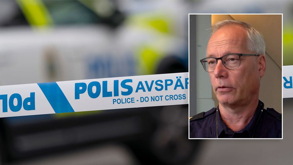 Genrebild. Robert Loeffel, presschef för Polisen Syd. Foto: Johan Nilsson / TT och SVT