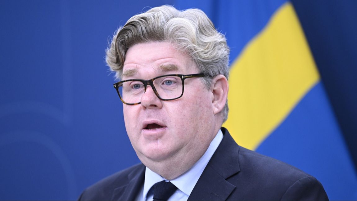Justitieminister Gunnar Strömmer (M), Arkivbild. Foto: Jessica Gow/TT