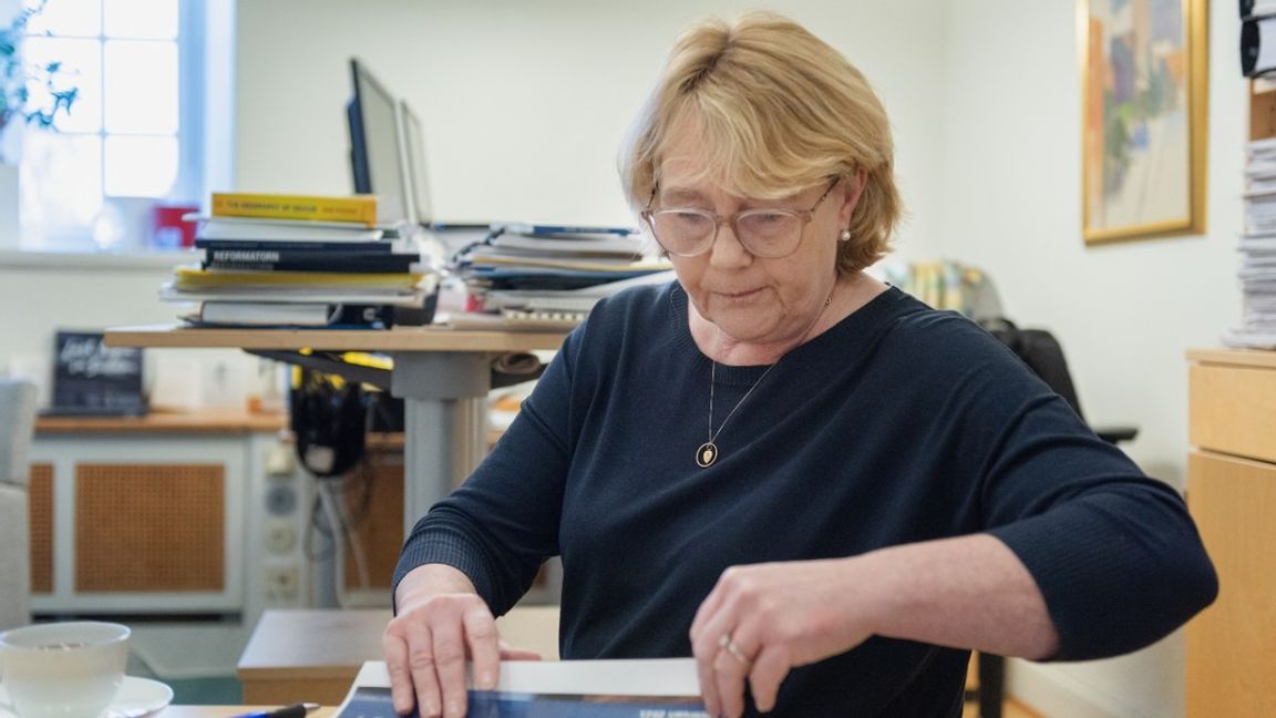 Finansregionråd Irene Svenonius (M) fick mycket kritik i valrörelsen om förslaget att frivilligt snabbtesta barn och ungdomar för adhd i utanförskapsområden. Foto: Gustaf Månsson/SvD/TT