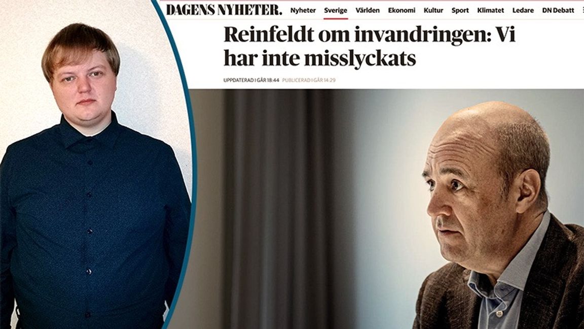 Tidigare statsminister Reinfeldt har gett en intervju till Dagens Nyheter. Foto: Skärmavbild DN.se
