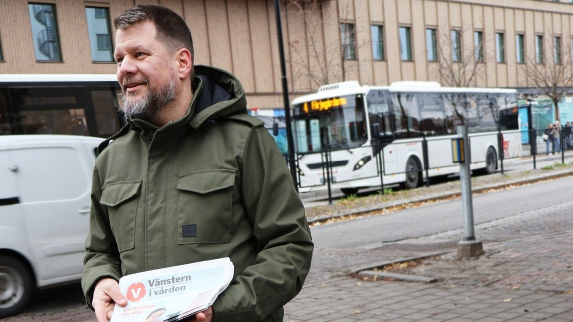 Rikard Rudolfsson (V) lämnar alla sina uppdrag. Foto: Skärmdump Facebook