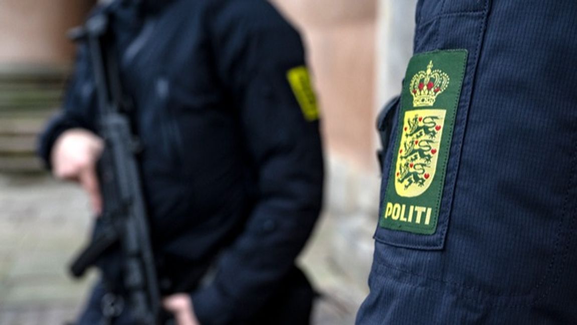 Polis i Danmark. Foto: Johan Nilsson/TT.