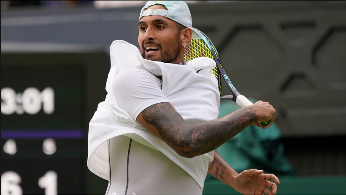 Nick Krygios möter Christian Garin i kvartsfinalen. Foto: Alberto Pezzali/AP/TT