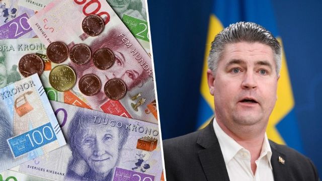 ”Ett svenskt eurointräde vore ett historiskt misstag”, skriver Oscar Sjöstedt, kommittéordförande i finansutskottet. Foto: Fredrik Sandberg/TT/Viktoria Bank/TT