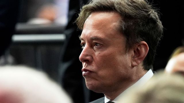 Teslas vd Elon Musk. Foto: TT/ AP Photo/Julia Demaree Nikhinson