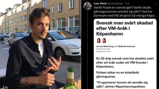 Leo Vene är ledarskribent på Dagens ETC. Foto: Faksimil X