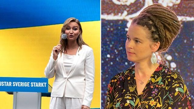  Ebba Busch och Miljöpartiets kvinnliga språkrör Amanda Lind. Bild: News Oresund/CC BY 2.0/Vogler/CC BY-SA 4.0