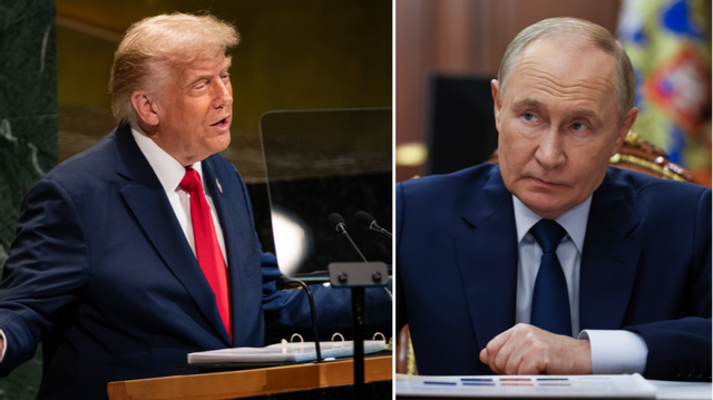 Donald Trump är less på ”papperstigern” Vladimir Putin. Att presidenten nu sätter ned foten menar USA-experten Ronie Berggren kan innebära en möjlig vändpunkt i kriget mellan Ukraina och Ryssland - förutsatt att Trump ”sätter kraft bakom sina ord”. Foto: Angelina Katsanis/Alexander Kazakov/AP/TT